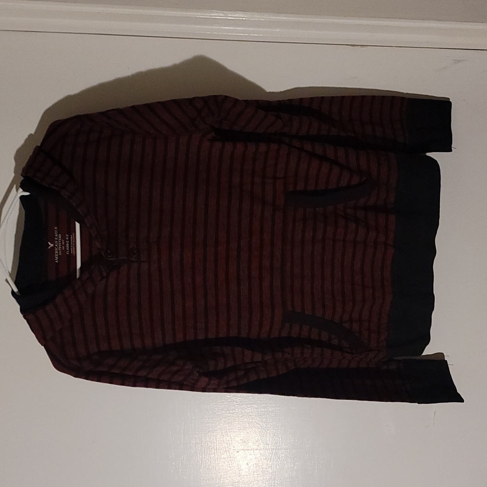 Long sleeve hooded American eagle shirt